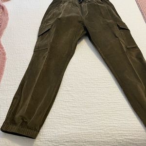 Anthropologie size large pants - dark olive green.